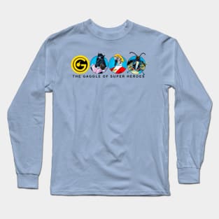 The Gaggle Of Super Heroes Long Sleeve T-Shirt